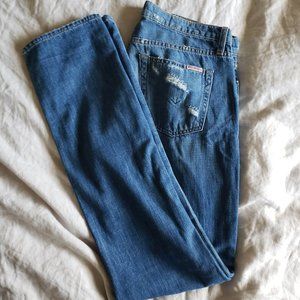 Hudson Jeans bootcut distressed jeans